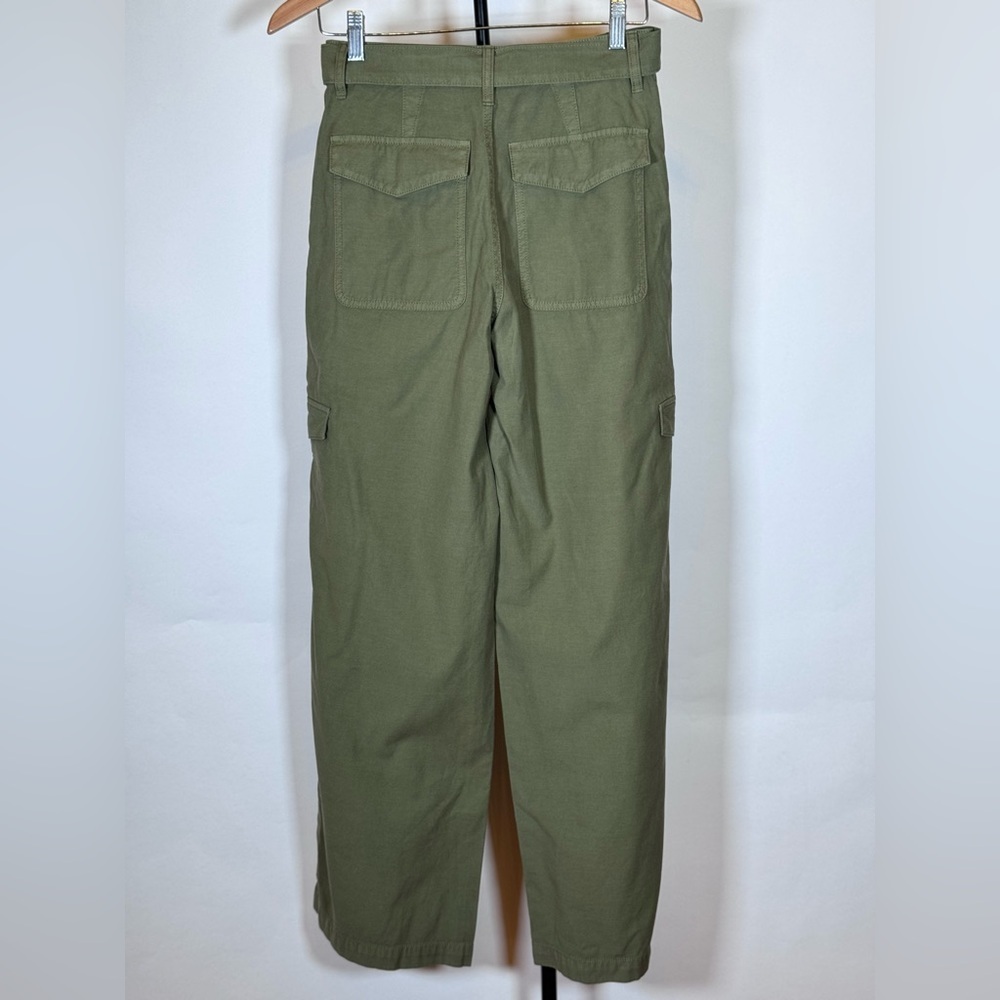 NWOT Madewell Griff Superwide-Leg Cargo Pants in Garment Dye - Picture 6 of 7